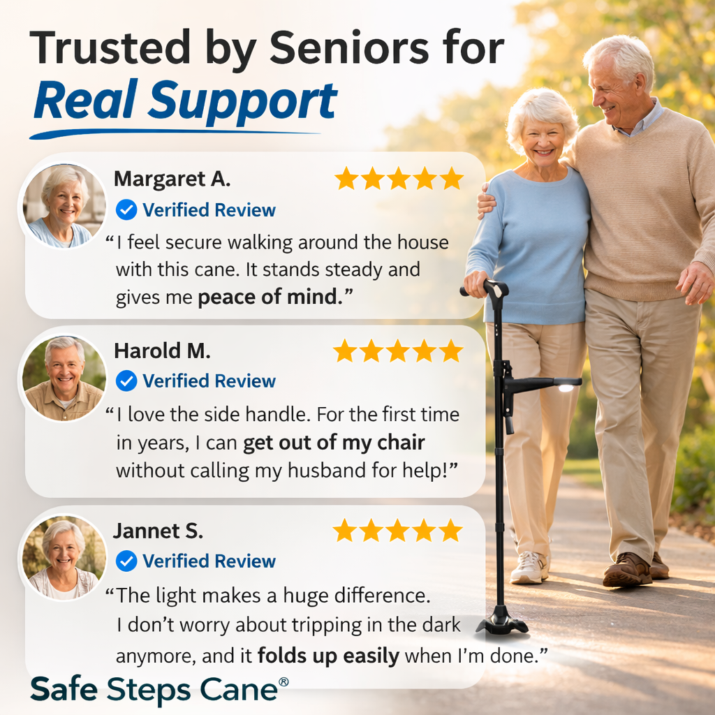 Walk Confidently — Day and Night, Indoors and Out